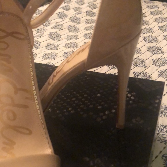 Sam Edelman Arielle Nude Patent heels size 10m - Picture 4 of 5